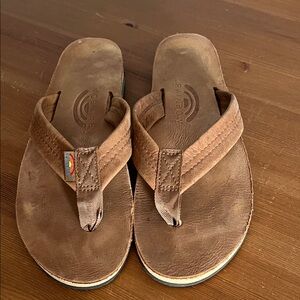 Rainbow Flip Flops